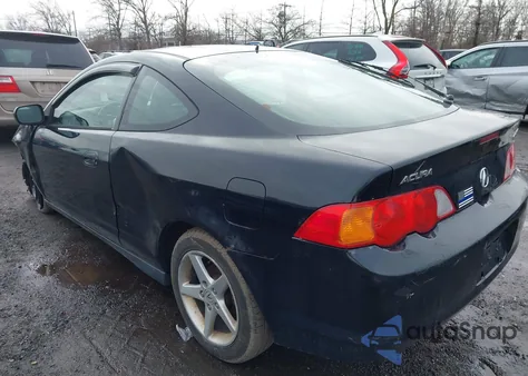 2002 Acura Rsx z USA, uszkodzony, nr VIN JH4DC54842C024307